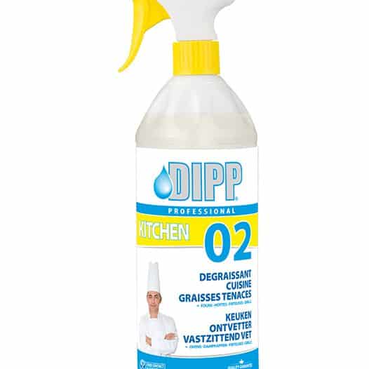 DIPP Keukenontvetter Vastzittend vet 1L Spray
