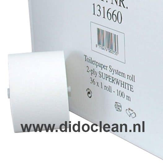 Doprol Systeemrol 2 laags 100 m Superwit