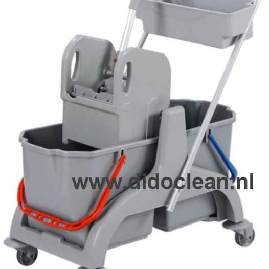 Dubbele Mopwagen Moptrolly 2x18 liter Multipers