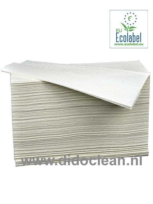 Handdoekjes Z-vouw cellulose 2 laags 21 x 25 cm HollandPapier