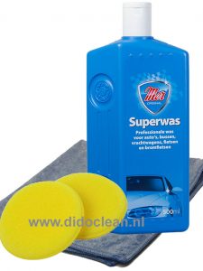 MER Superwas inclusief 2 wax applicator pads en microvezel doek
