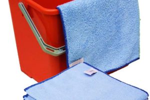 Microvezel Sopdoek Reinigingsdoek 230 gram blauw 10 stuks