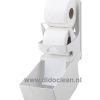 PlastiQline 2-rols Toiletrolhouder kunststof