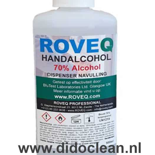 ROVEQ 70% Handalcohol 500ml Dispenser Navulling