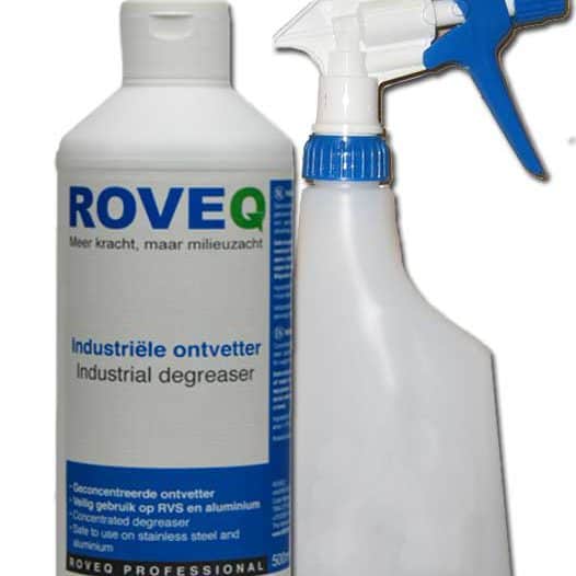 ROVEQ Industriële ontvetter geconcentreerd 1 liter + sprayflacon