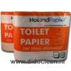 Toiletpapier wit cellulose 2 laags 200 vel per rol - HollandPapier