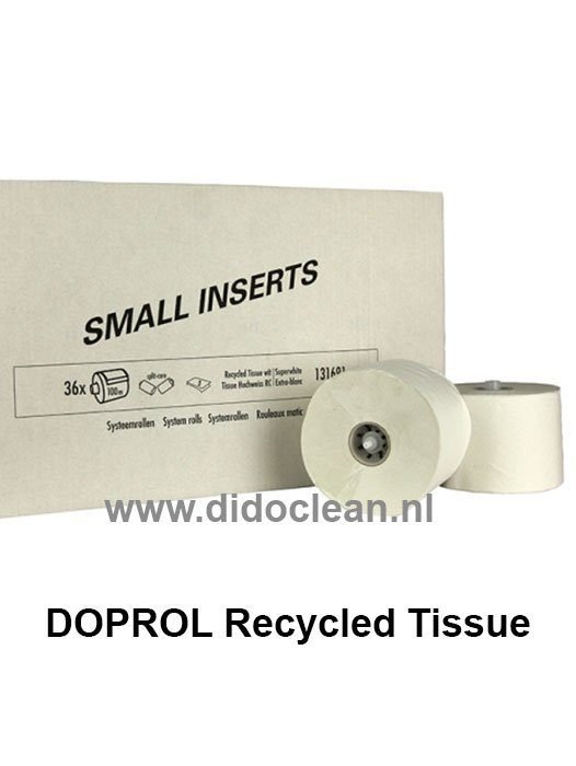 Toiletpapier doprol 1 laags Recycled Tissue