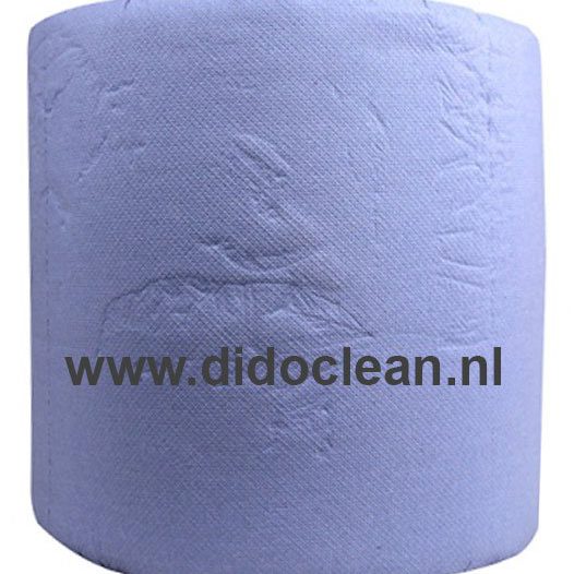 Uierpapier 3-laags 37 cm Tissue Blauw verlijmd 1000 vel