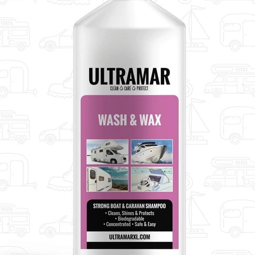 Ultramar Wash & Wax 1L voor Caravan, Camper, Boot