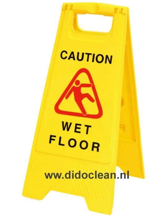 Waarschuwingsbord Vloerbord "caution wet floor"