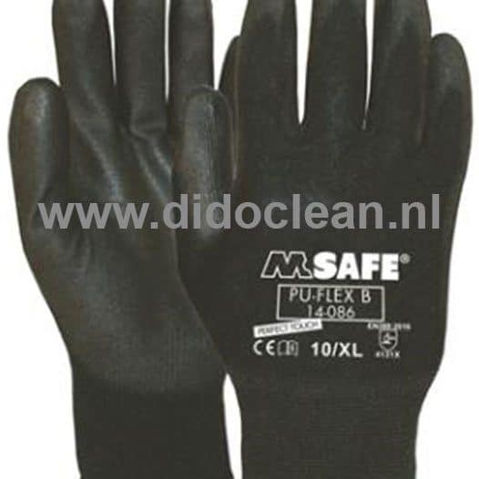 Werkhandschoen PU-Flex Zwart