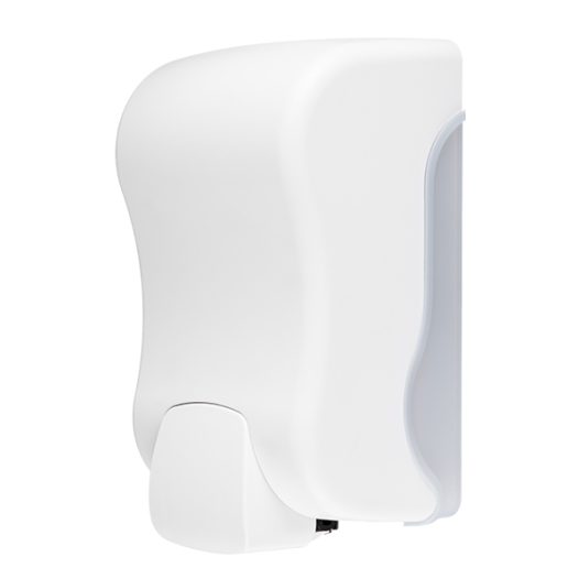 Zeepdispenser DIDOPRO WIT 875ml voor vloeibare handzeep