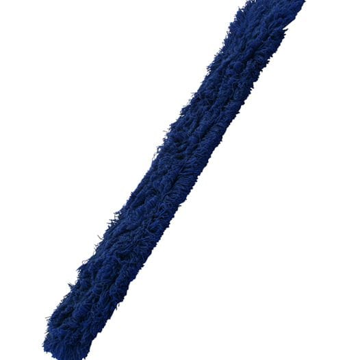 Zwabberhoes Acryl 80 cm met drukknopen blauwdrukknopen blauw